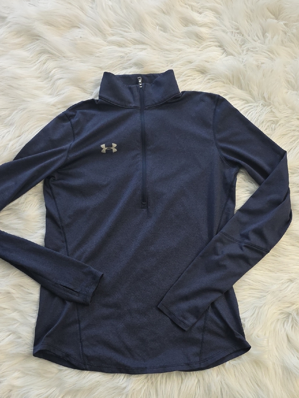 Under Armour Navy Half-Zip Athletic Pullover